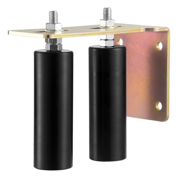 Skydeportsæt 6” rullebeslag med justerbart L-beslag til døre, robust og holdbar, nem installation.