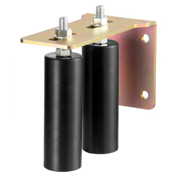 Skydeportsæt 6” rullebeslag med justerbart L-beslag til døre, robust og holdbar, nem installation.