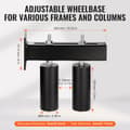 Miniatyrbillede 4 af 11: 6” Sliding Gate Kit, Justerbar rullende hardware med T-beslag, ideel til dører, nem installation, robust design.