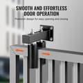 Miniatyrbillede 5 af 11: 6” Sliding Gate Kit, Justerbar rullende hardware med T-beslag, ideel til dører, nem installation, robust design.