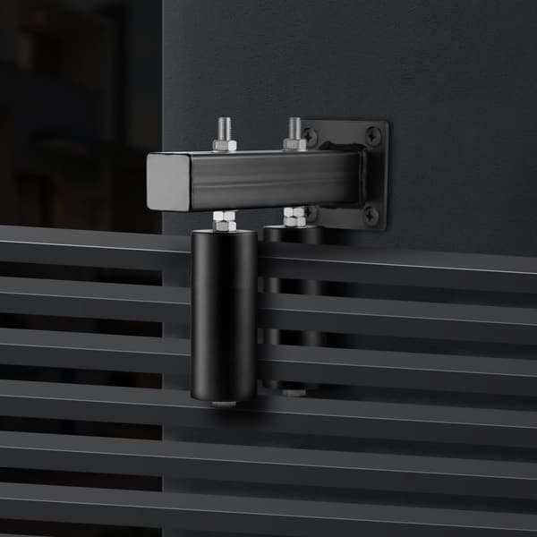 6” Sliding Gate Kit, Justerbar rullende hardware med T-beslag, ideel til dører, nem installation, robust design.