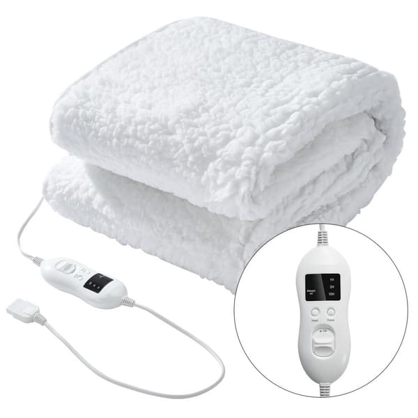 Massagebordsvarmer 1, fleecevarmer med timer, 40x40 cm, effektiv opvarmning, blød og komfortabel.