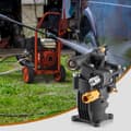 Miniatyrbillede 8 af 11: Højtryksrenserpumpe 3/4, vandret 3500 PSI, 2,5 GPM, med 5 dyser, ideel til effektiv rengøring og vedligeholdelse.