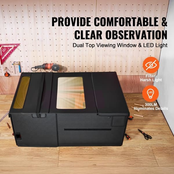 Lasergravyrhölje, 48 x 31,5 x 19,6 cm, brandsäkert skyddsöverdrag, hållbart material, skyddar utrustning och säkerställer livslängd