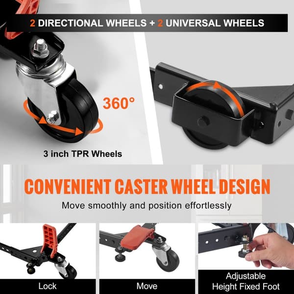 Mobiili Alusta 500 lbs Kapasiteetti Raskaskäyttöön Työkalukoneille, Kestävä Yleisjalusta