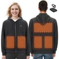 Miniatyrbild 1 av 11: Värmehuva Unisex med batteri, Zip-Up, XXL, bekväm och varm, justerbar passform, perfekt för utomhusaktiviteter, stilren och funktionell