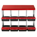Miniatyrbild 9 av 11: Kycklingbobox 8-fack, hållbar design, effektiv förvaring, rostfritt stål, enkel att rengöra, perfekt för matdistribution, professionell användning
