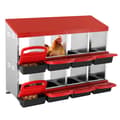 Miniatyrbild 1 av 11: Kycklingbobox 8-fack, hållbar design, effektiv förvaring, rostfritt stål, enkel att rengöra, perfekt för matdistribution, professionell användning