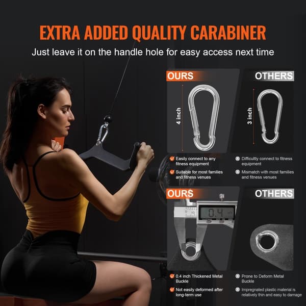 LAT Pulldown Bar Håndtag, V-bar T-bar Vedhæftning til Kabelmaskine, Home Gym Udstyr, Holdbart og Ergonomisk Design.