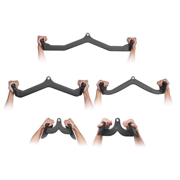 LAT Pulldown Bar Håndtag, V-bar T-bar Vedhæftning til Kabelmaskine, Home Gym Udstyr, Holdbart og Ergonomisk Design.