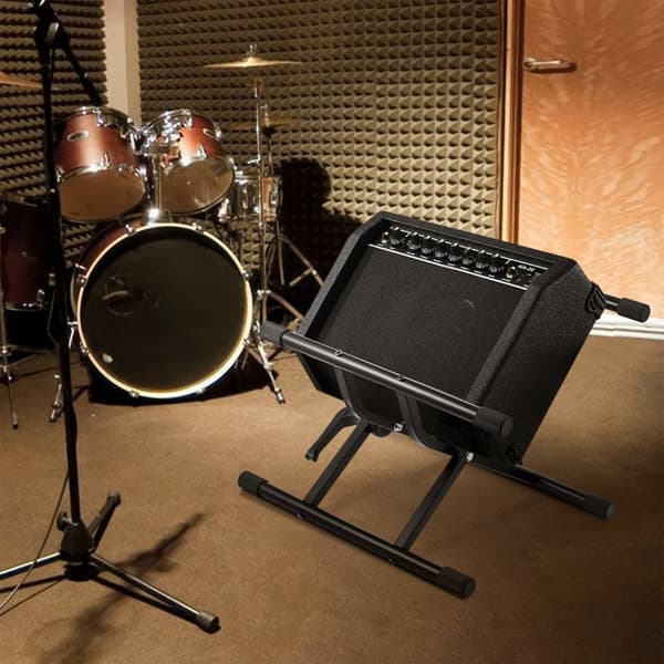 Guitar Forstærker Stander, 80 kg, Justerbar Højttaler Stativ til Amp, Stabil og Holdbar Design til Professionel Brug.