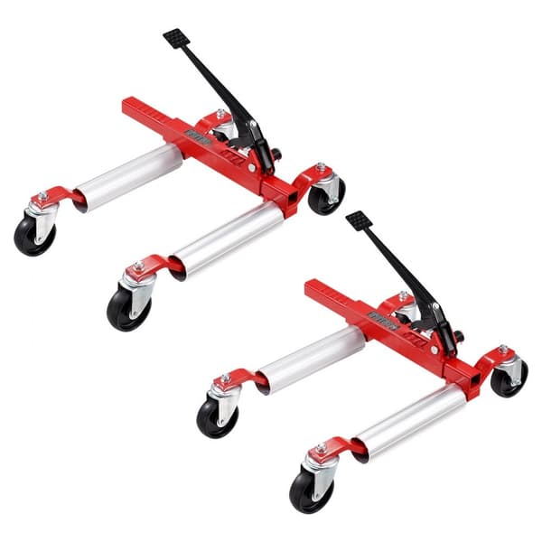 Raskaan kaluston Wheel Dolly, ajoneuvon nostin, 1500 lbs, 2 kpl, tehokas ja kestävä nostoväline, helppo käyttää