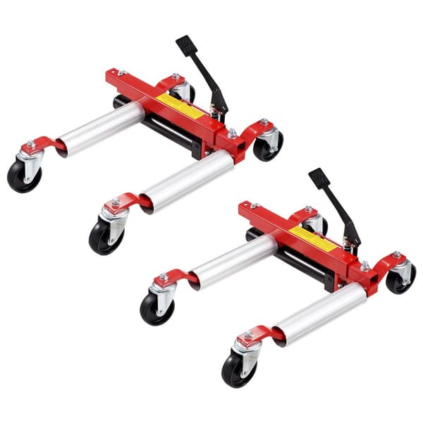 Robust hjul dolly til bilpositionering, 1500 lbs, 2 pakker, tung belastning, nem transport og opbevaring.