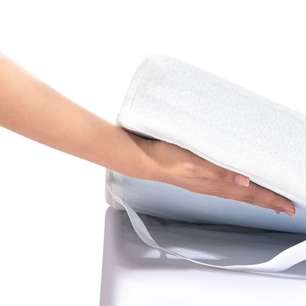 Madrass Topper Memory Foam, Avtagbar & Tvättbar, Queen Storlek, 76,2 mm Tjocklek, Hållbar Komfort för Bättre Sömn