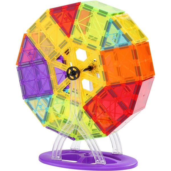 Magneettiset Laatat 3D-Rakennuslelu 181 KPL, Magneettipalikat lapsille, kehittävä leikkiset, luovuus, oppiminen