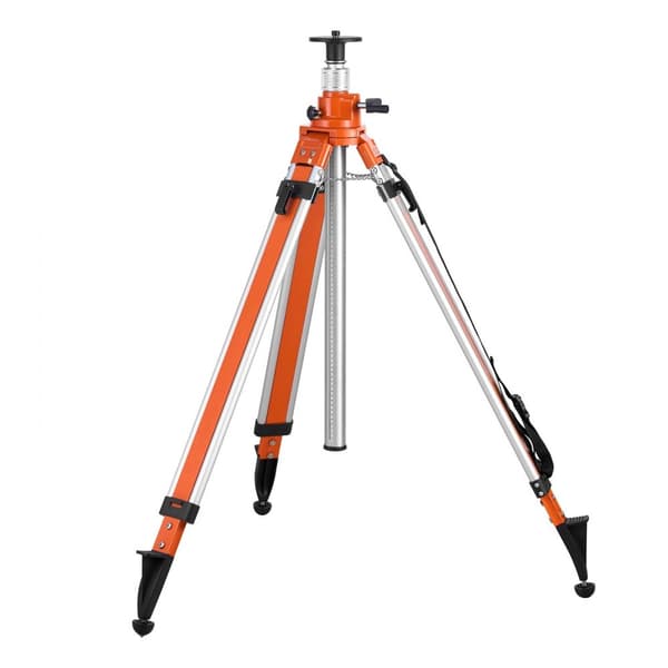 Laser Nivelleringsstativ med 5/8-11 gevind, Højdejustering 45,07-114,37 cm, Stabil og Justerbar Tripod.