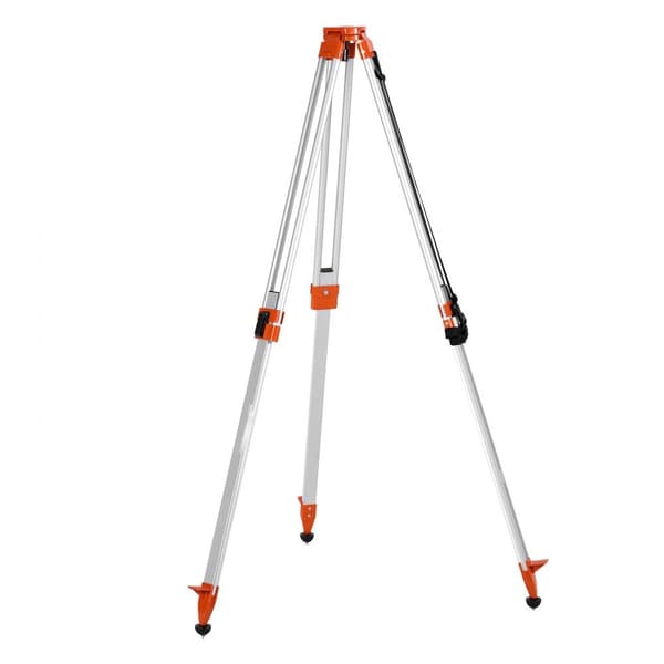 Laser niveau stativ 5/8-11 gevind, højdejusterbar 16,53-65,55 cm, stabil og holdbar, perfekt til præcise målinger.