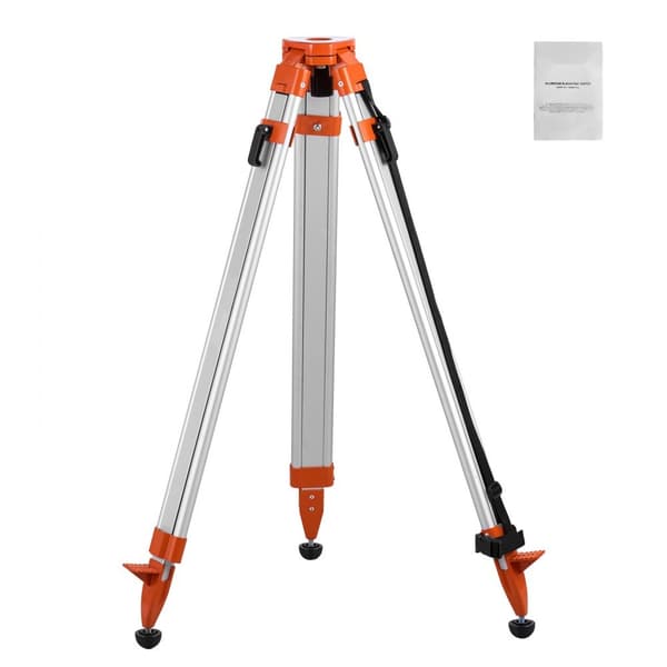 Laser niveau stativ 5/8-11 gevind, højdejusterbar 16,53-65,55 cm, stabil og holdbar, perfekt til præcise målinger.