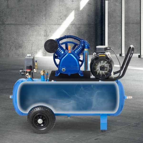 Luftkompressorpump 5,5HK, 5,75CFM @ 90PSI, 2-cylindrig kolvpump, effektiv industriell pump för kraftfulla behov