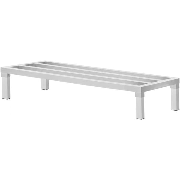 Alumiininen tyhjennysteline, 48 x 20 x 8 cm, kestävä säilytysteline, monikäyttöinen ja käytännöllinen säilytysratkaisu
