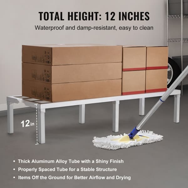 Aluminiumsstativ 60x20x12, stationært opbevaringsstativ til stald, holdbart og funktionelt design.