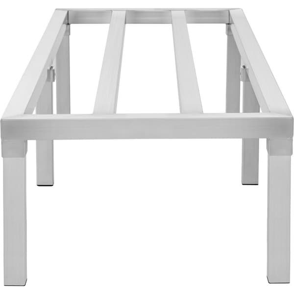 Aluminiumsstativ 60x20x12, stationært opbevaringsstativ til stald, holdbart og funktionelt design.