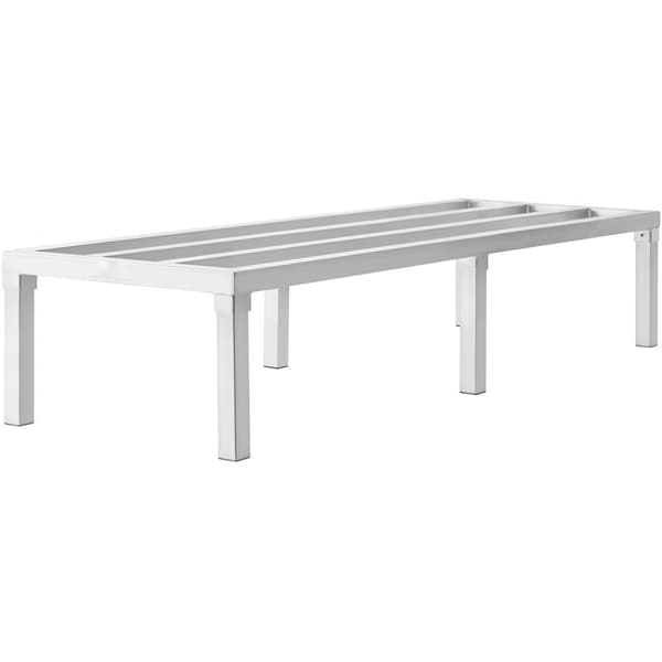 Aluminiumsstativ 60x20x12, stationært opbevaringsstativ til stald, holdbart og funktionelt design.