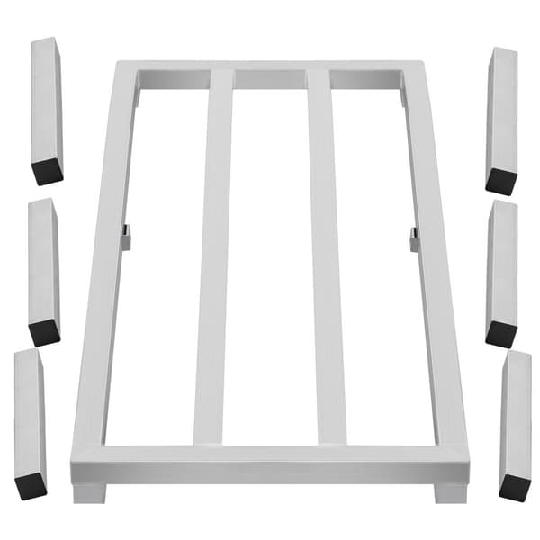 Aluminiumsstativ 60x20x12, stationært opbevaringsstativ til stald, holdbart og funktionelt design.
