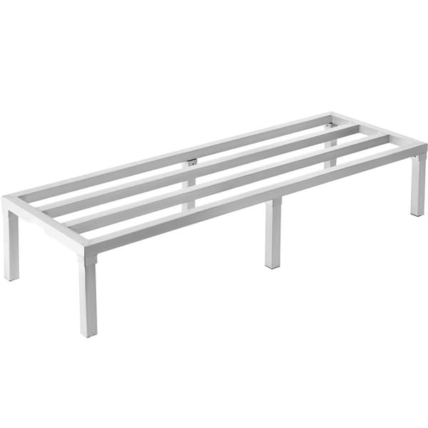 Aluminiumsstativ 60x20x12, stationært opbevaringsstativ til stald, holdbart og funktionelt design.