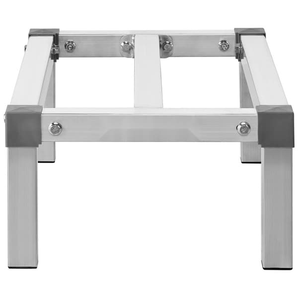 Aluminiumsstativ til opbevaring 24 x 14 x 8 i staldstil, robust og pladsbesparende design, perfekt til e-handelsforhandlere.