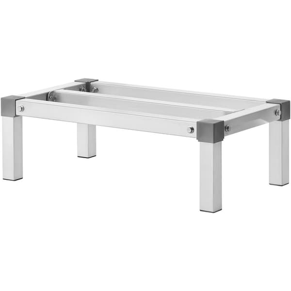 Aluminiumsstativ til opbevaring 24 x 14 x 8 i staldstil, robust og pladsbesparende design, perfekt til e-handelsforhandlere.