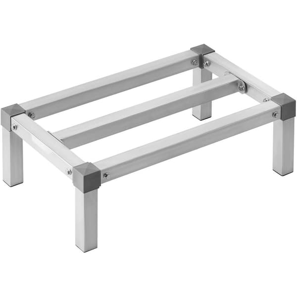 Aluminiumsstativ til opbevaring 24 x 14 x 8 i staldstil, robust og pladsbesparende design, perfekt til e-handelsforhandlere.