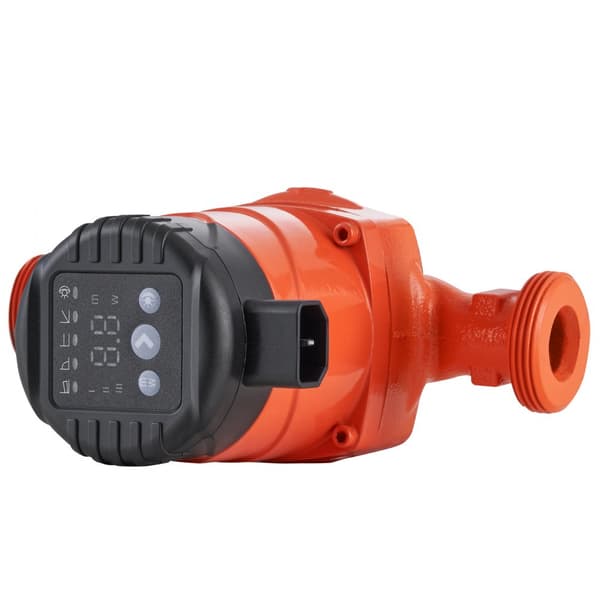 Kuuman veden kiertovesipumppu 220V 45W, ECM-kestomagneettimoottori, 60 l/min virtaus, 1-1/2 kierreliitäntä, älykäs ohjaus
