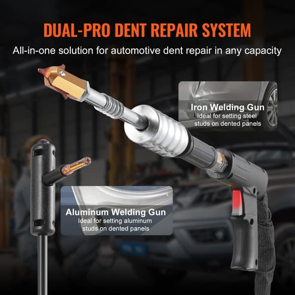 Dual Pro Stud Welder 5KW -hitsauskone teräspaneeleille, alumiinipaneelien hitsaaminen, ammattilaislaatu