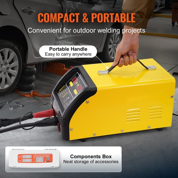 Dual Pro Stud Welder 5KW -hitsauskone teräspaneeleille, alumiinipaneelien hitsaaminen, ammattilaislaatu