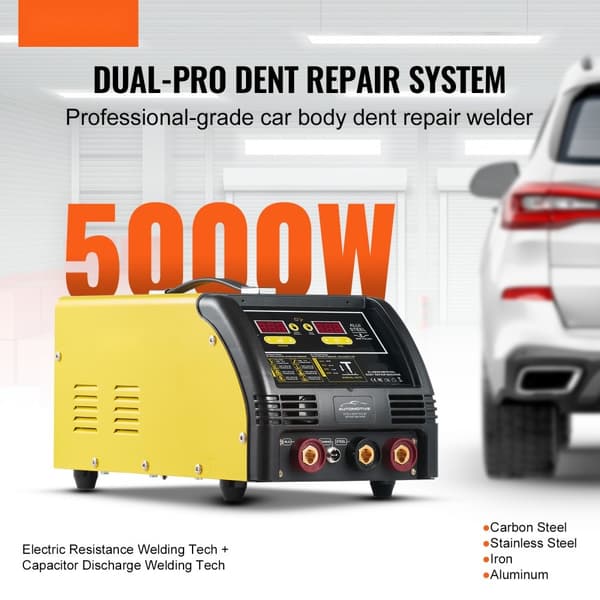Dual Pro Stud Welder 5KW -hitsauskone teräspaneeleille, alumiinipaneelien hitsaaminen, ammattilaislaatu