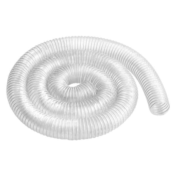 2,5 x 10 pölynkeräysletku, joustava ja kirkas paksutettu PVC-letku