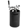 Miniatyrbild 9 av 11: Trycksatt Growler Mini ölfat, 170 oz (5L), hållbar design, perfekt för hantverksöl, fest och samlingar, svart