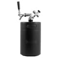 Miniatyrbild 11 av 11: Trycksatt Growler Mini ölfat, 170 oz (5L), hållbar design, perfekt för hantverksöl, fest och samlingar, svart