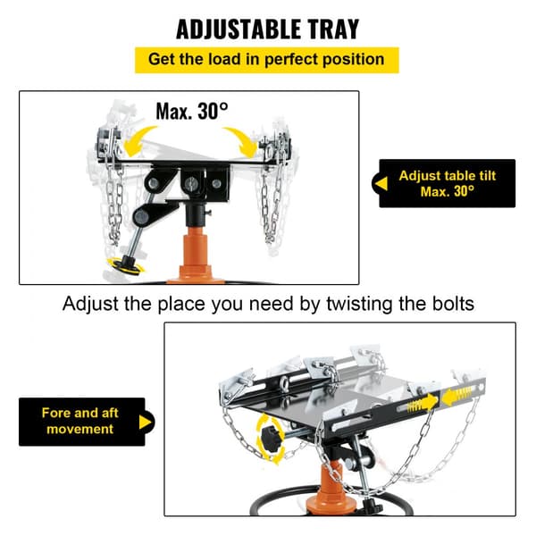 Transmissionsstik 1100 lbs, 2-trins hydraulisk højløft, vertikalt teleskopisk, robust og effektiv til løft og transport.