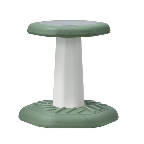 Grøn Wobble Chair til Børn, Aktiv Stol med Svampepude, 3-7 År, Ergonomisk Design til Bedre Balance og Fokus