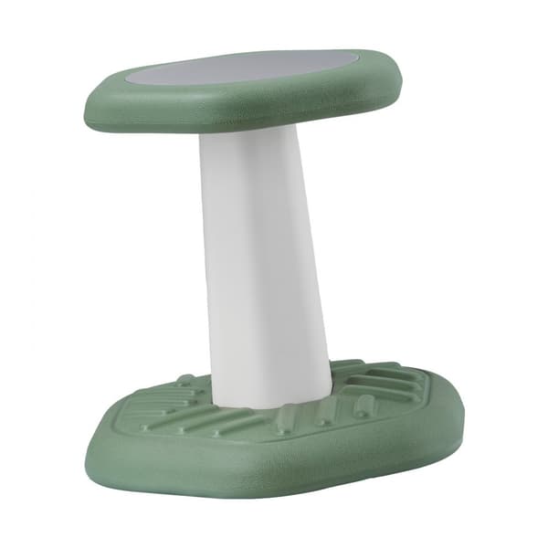 Grøn Wobble Chair til Børn, Aktiv Stol med Svampepude, 3-7 År, Ergonomisk Design til Bedre Balance og Fokus