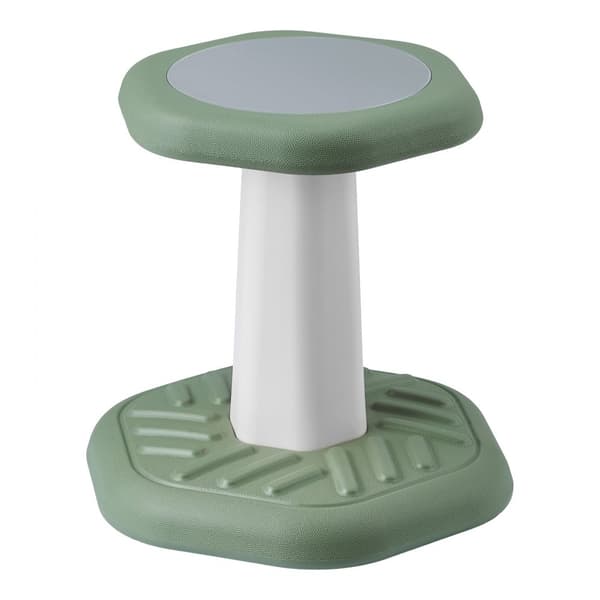 Grøn Wobble Chair til Børn, Aktiv Stol med Svampepude, 3-7 År, Ergonomisk Design til Bedre Balance og Fokus