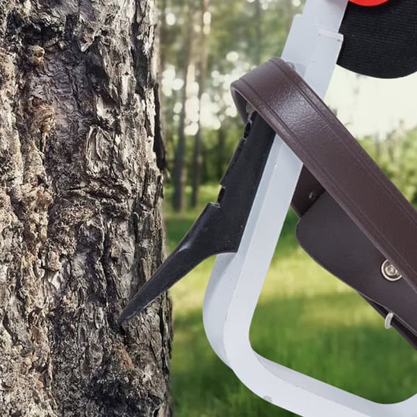 Træklatrepigge i Aluminium, Klatrespore Gear, Rød Arborist Udstyr til Træklatring, Holdbart og Let.