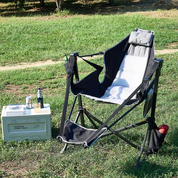 Campingstol Hängmatta 300 lbs, Fällbar Stuhl, Bärbar och Bekväm För Utomhus, Perfekt för Camping, Picknick och Avkoppling