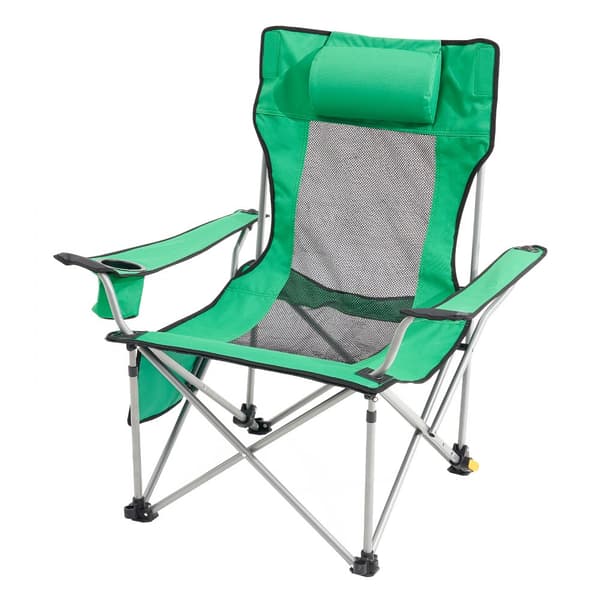 Bærbar campingstol, vippestol til 330 lbs, perfekt til hjem og udendørs brug, komfortabel og holdbar.