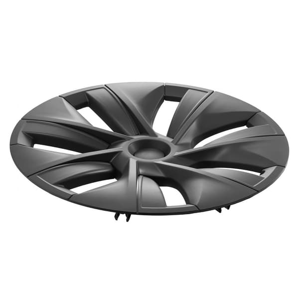 19 hjulfælgdæksel til Model Y 2020-2023, navkapsel med ventildysehul, holdbar og stilfuld, perfekt pasform.