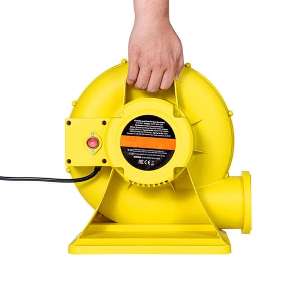 Oppustelig Bounce House blæser 0,8&1HP, 750W, kommerciel kvalitet, hurtig opstart, holdbar design, perfekt til fester.