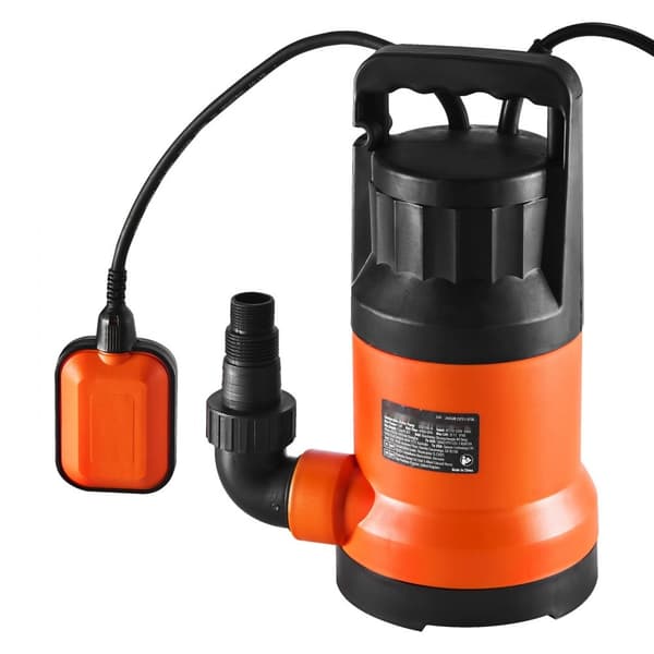 Dykpumpe, sump pumpe 400W, 2510 GPH, 26 fod hoved, høj kapacitet, effektiv vandpumpe til udledning.