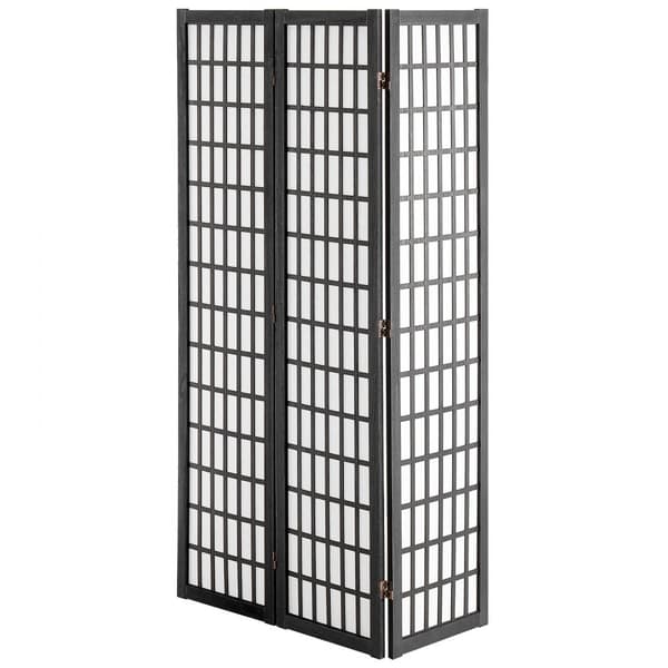 Rumskiljare Japansk Väggskärm 3-panel, Elegant Rumsseparering, Modern Design, Flerfunktionell Inredning för Hem och Kontor
